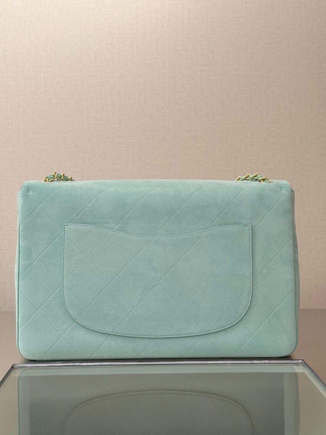 Chanel 26A Suede Maxi Flap 2