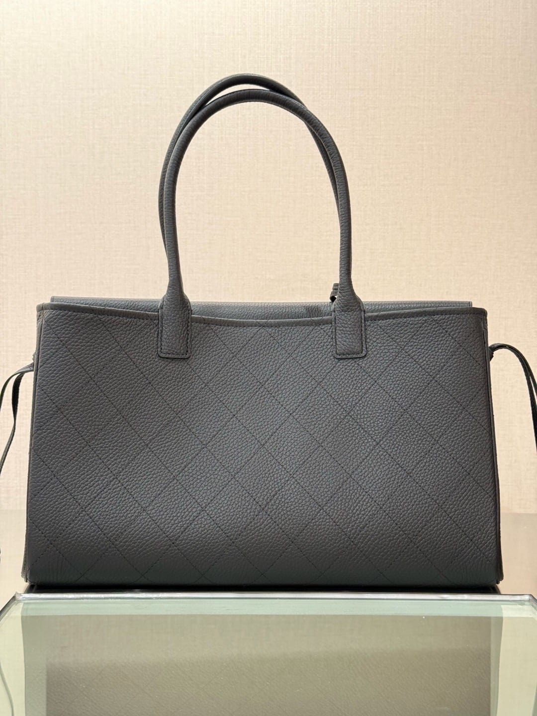Chanel Grained Calfskin Urban Essentials East West Shopping Tote Bag 2