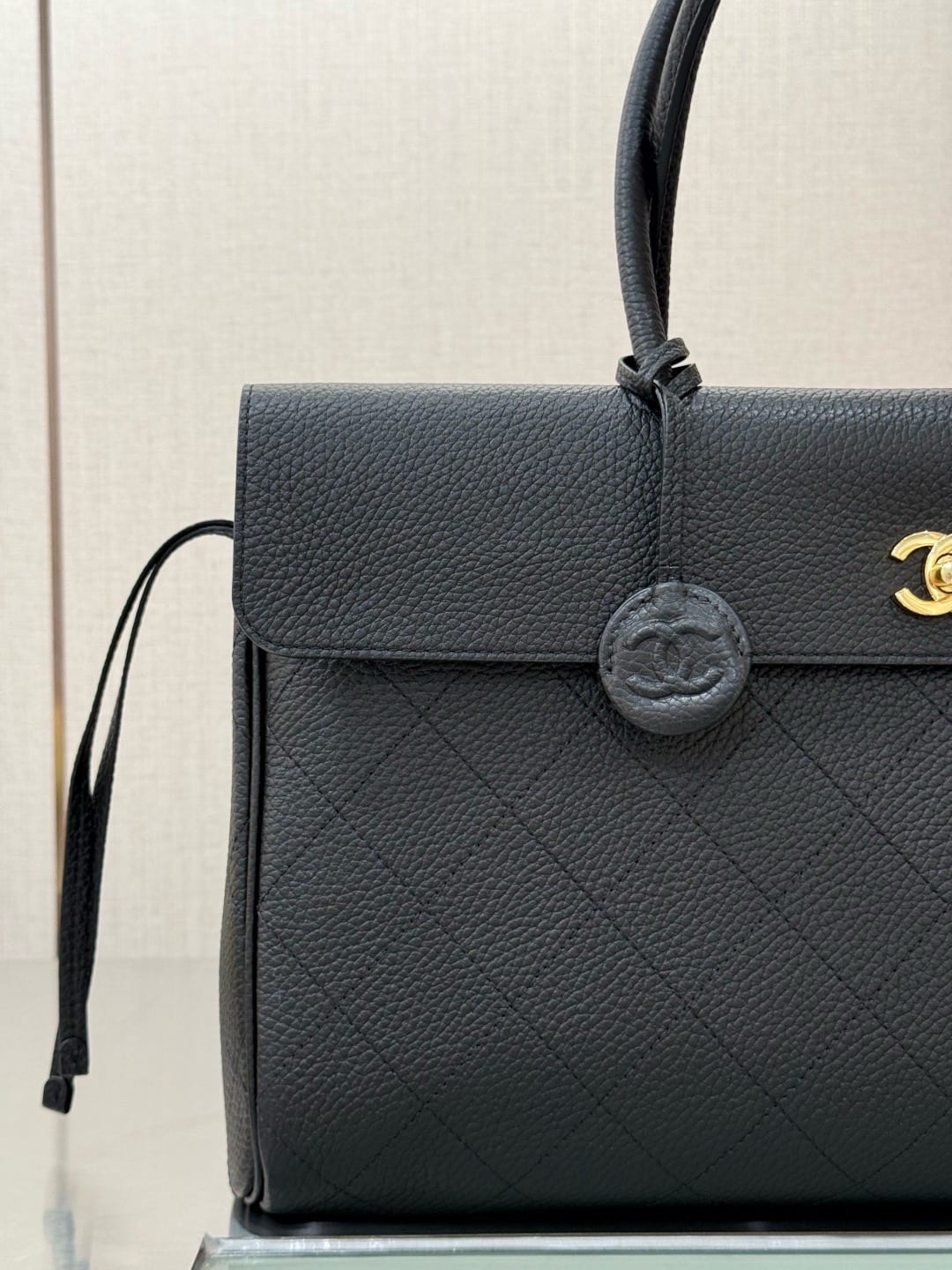 Chanel Grained Calfskin Urban Essentials East West Shopping Tote Bag 6