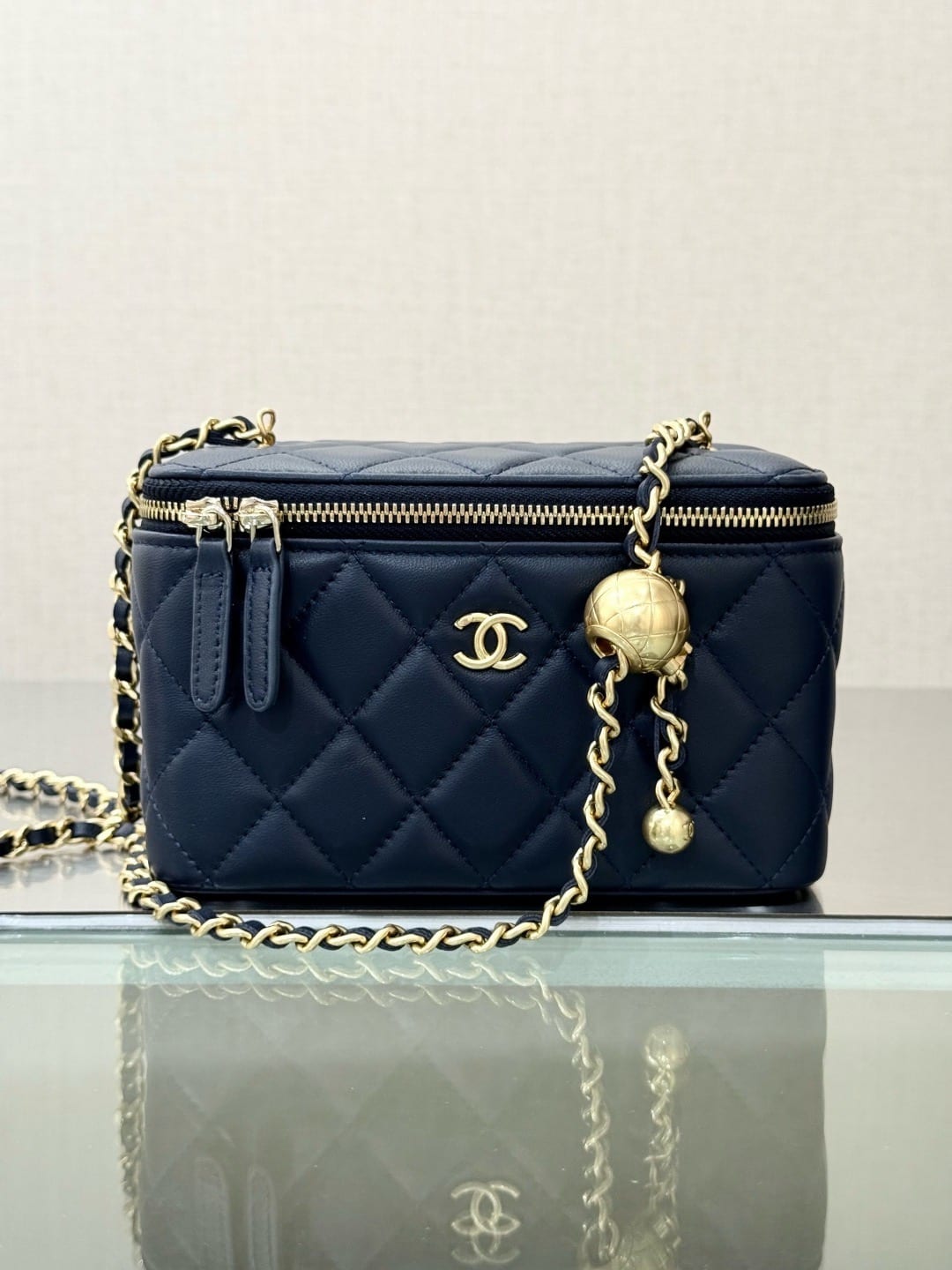 Chanel Pearl Crush Vanity Case with Chain Bag