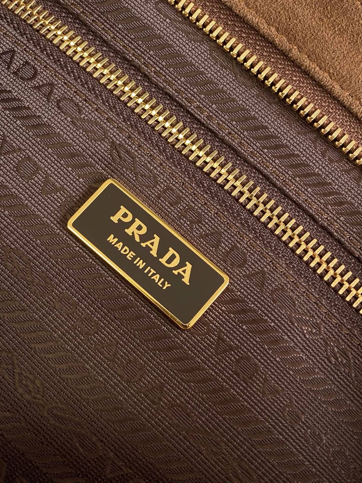  Prada Bonnie Suede Handbag 6