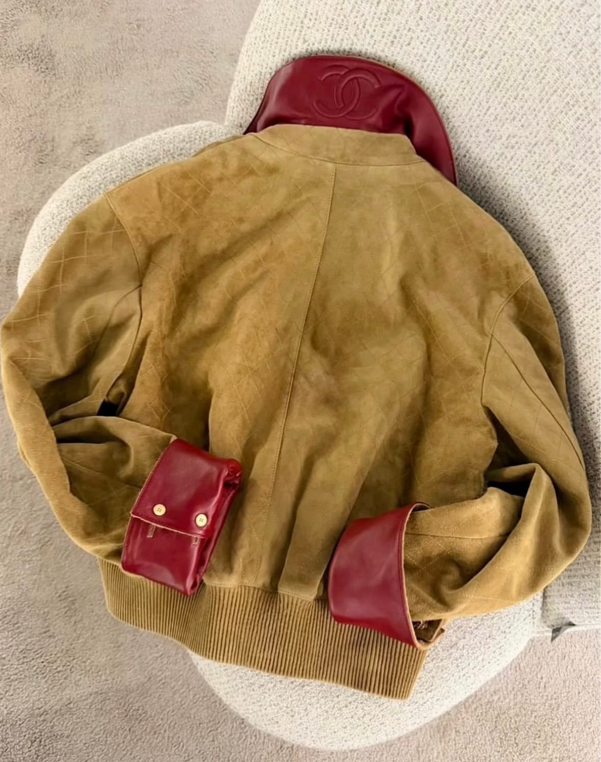 Chanel Suede Calfskin Jacket 3