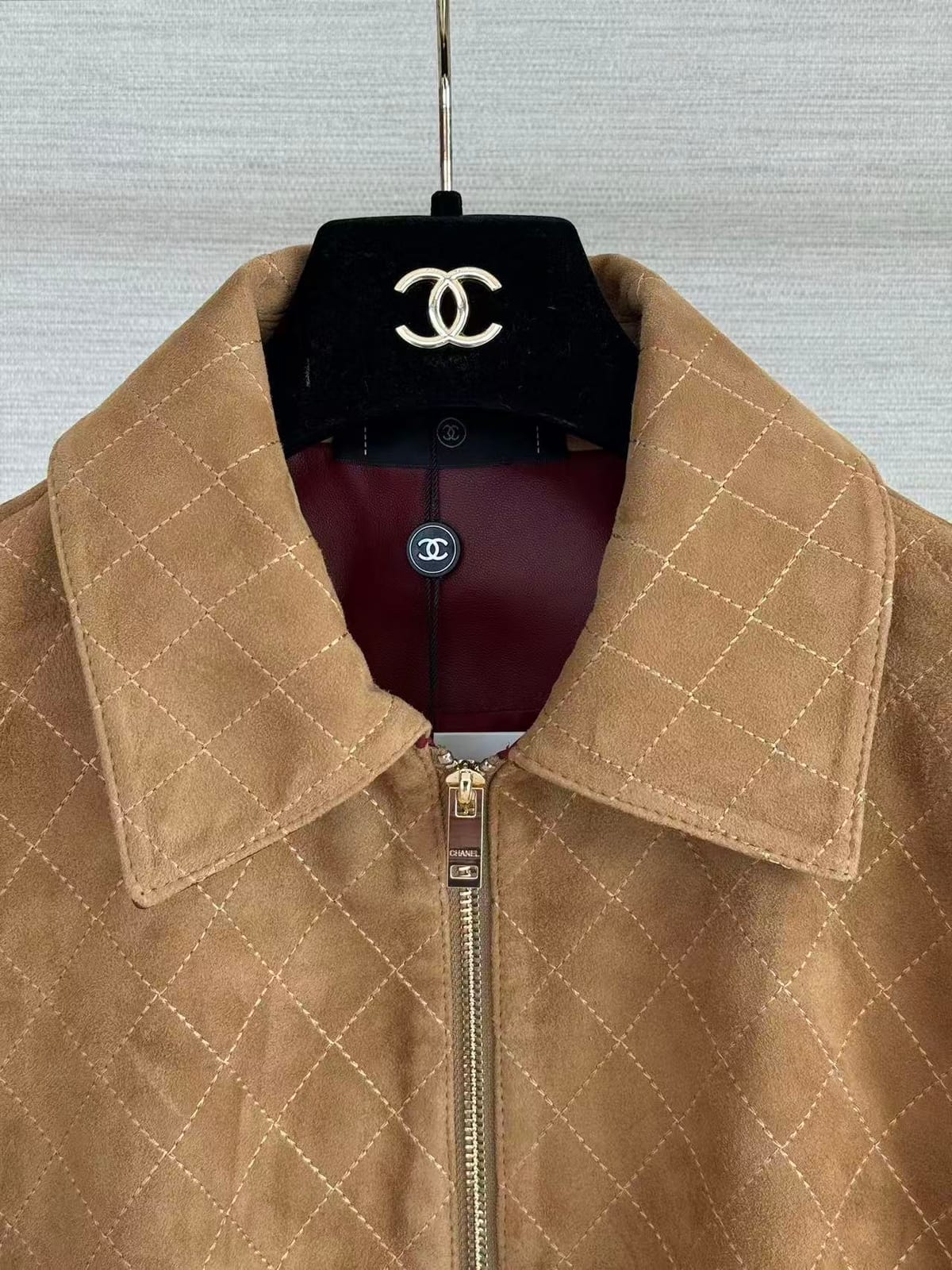Chanel Suede Calfskin Jacket 4