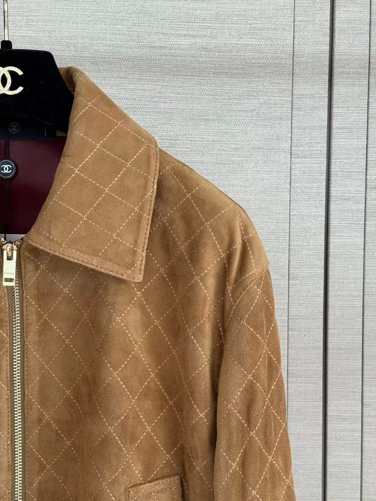 Chanel Suede Calfskin Jacket 5