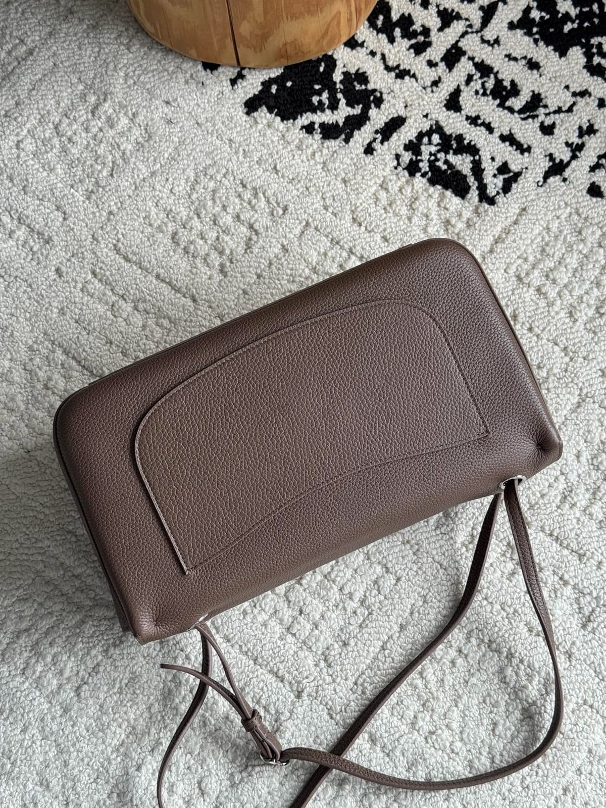 Chanel Light Brown Grained Calfskin Bag 7