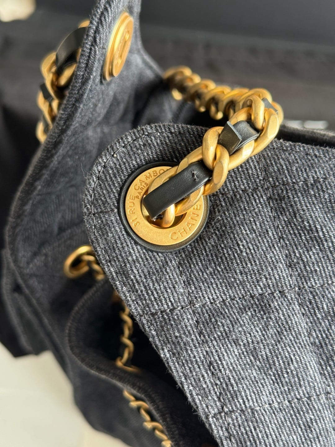  Chanel Mini 25 Hobo Bag Dark Denim 4