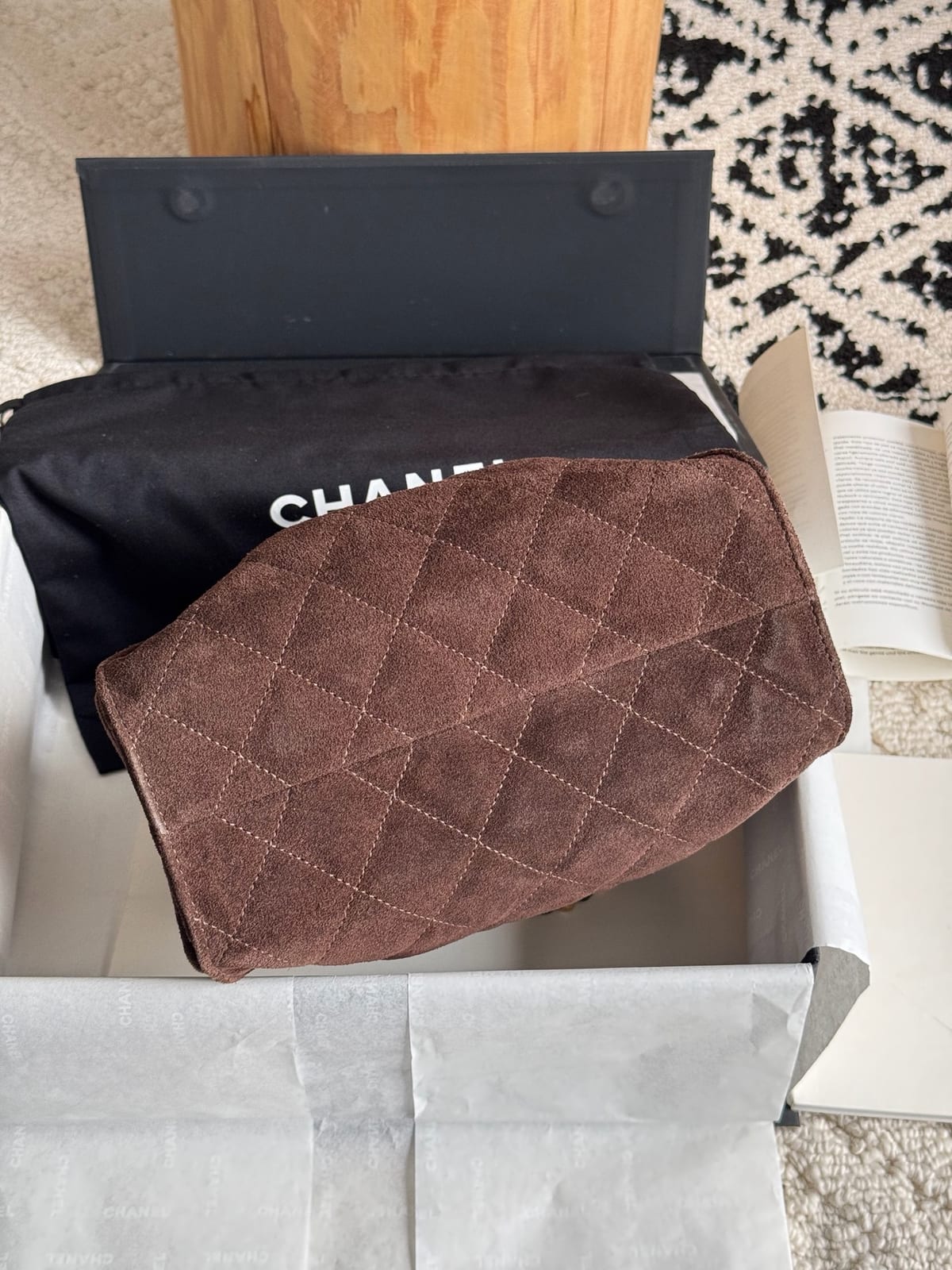  Chanel Mini 25 Hobo Bag Chocolate Brown 7