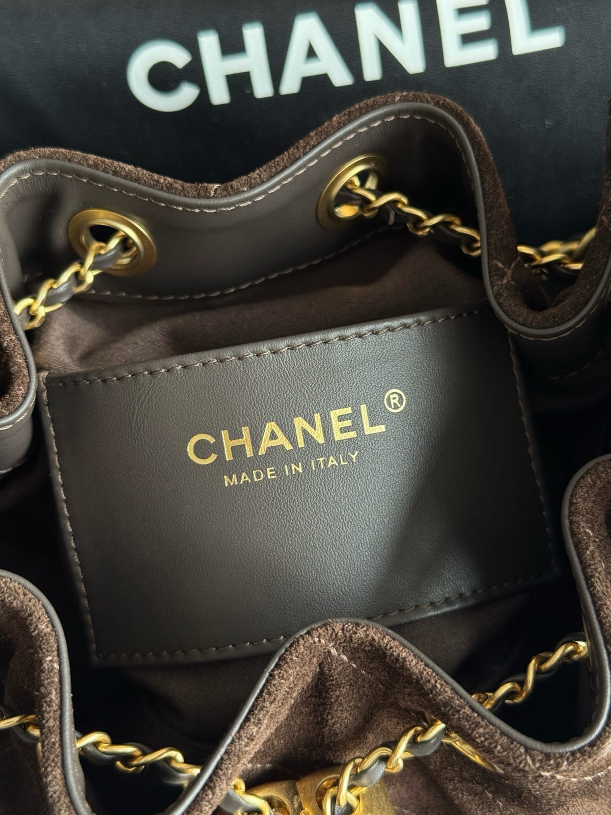  Chanel Mini 25 Hobo Bag Chocolate Brown 8