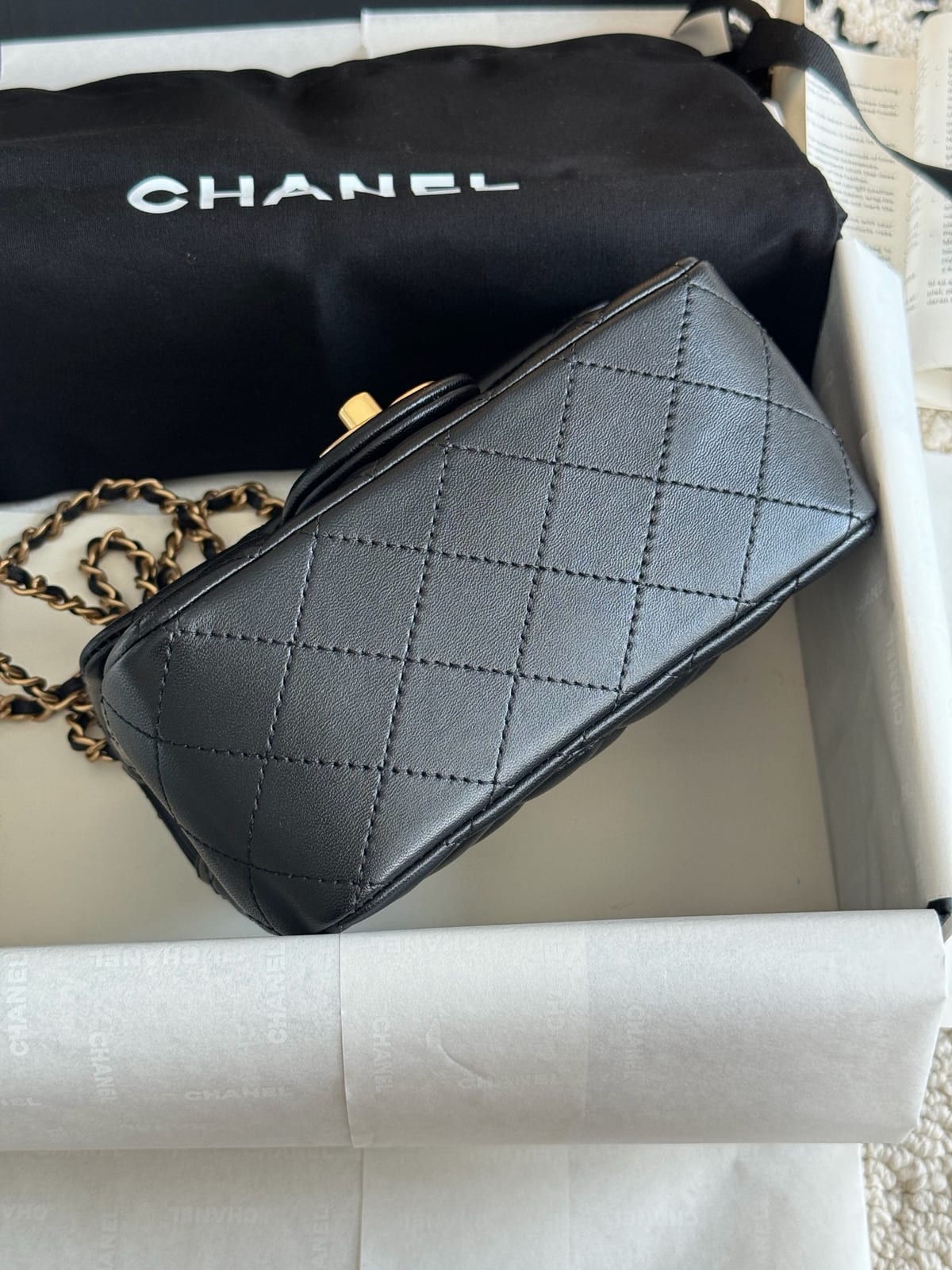  Chanel Mini Flap Bag with Charms / Vertical Flap Bag 8