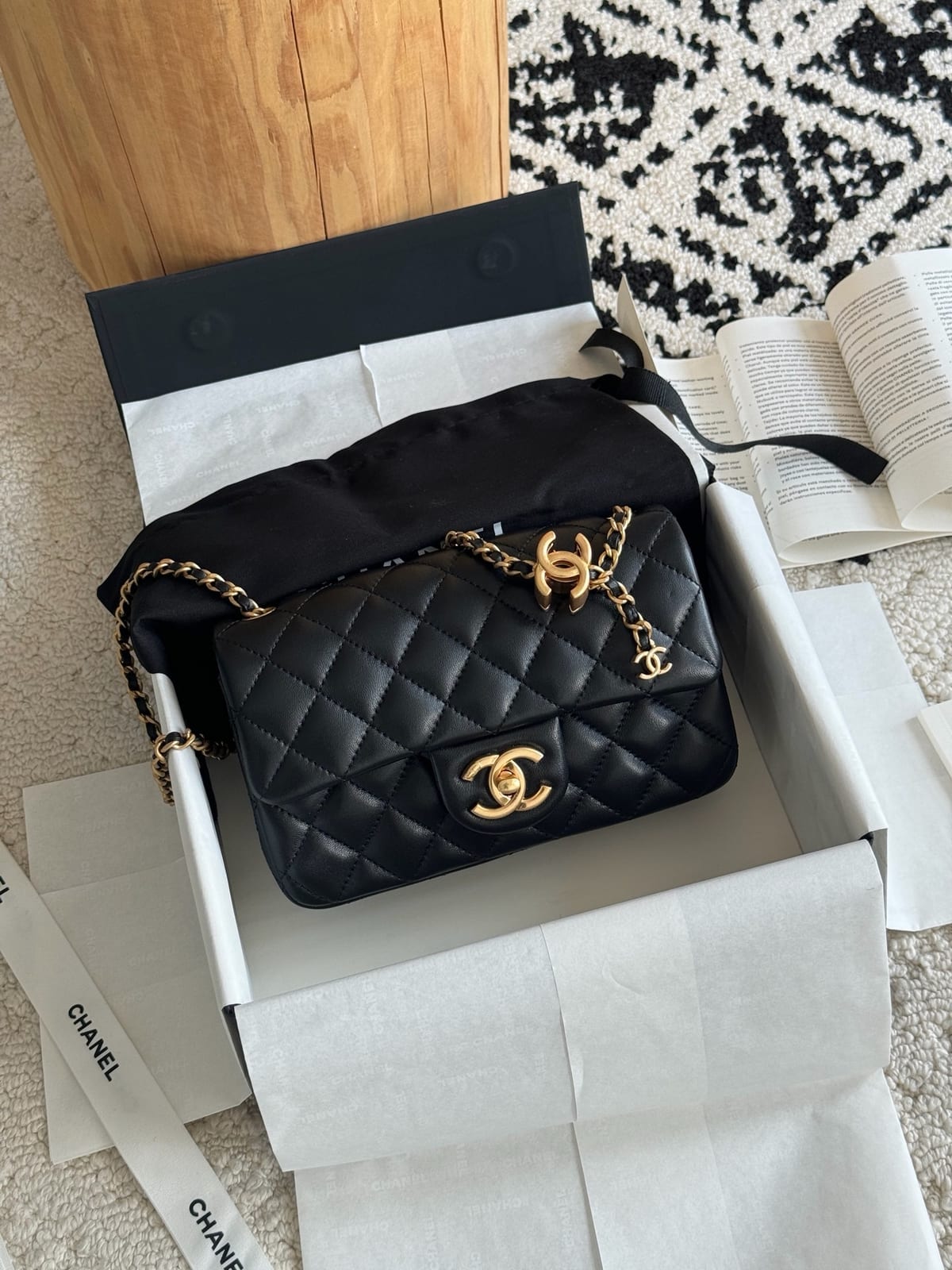 Chanel Small Flap Bag with Charms / East-West Flap Bag