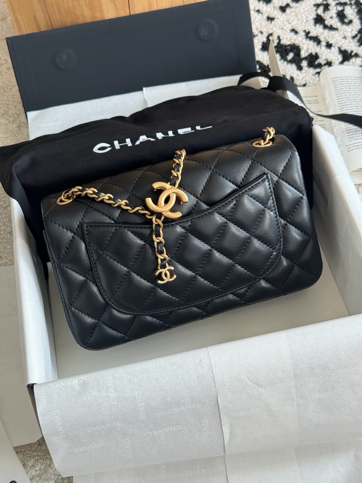 Chanel Small Flap Bag with Charms / East-West Flap Bag 8