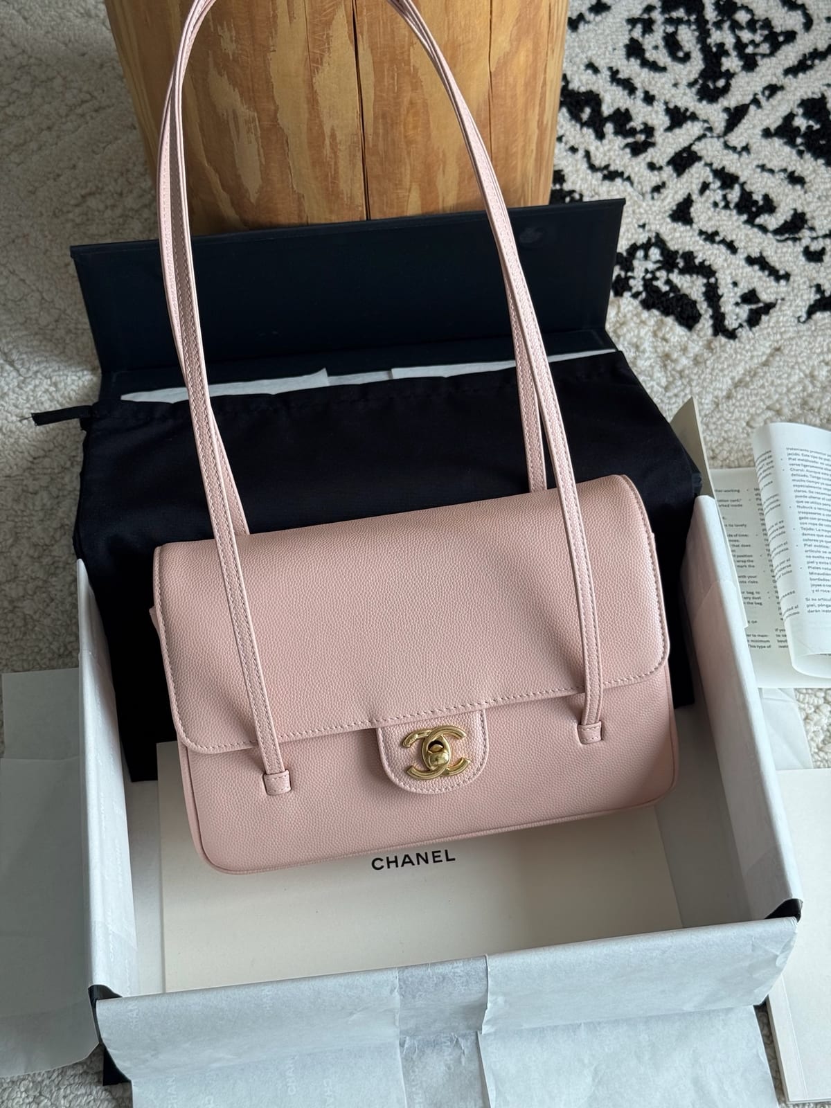 Chanel Pink Preppy Coco Clutch with Straps