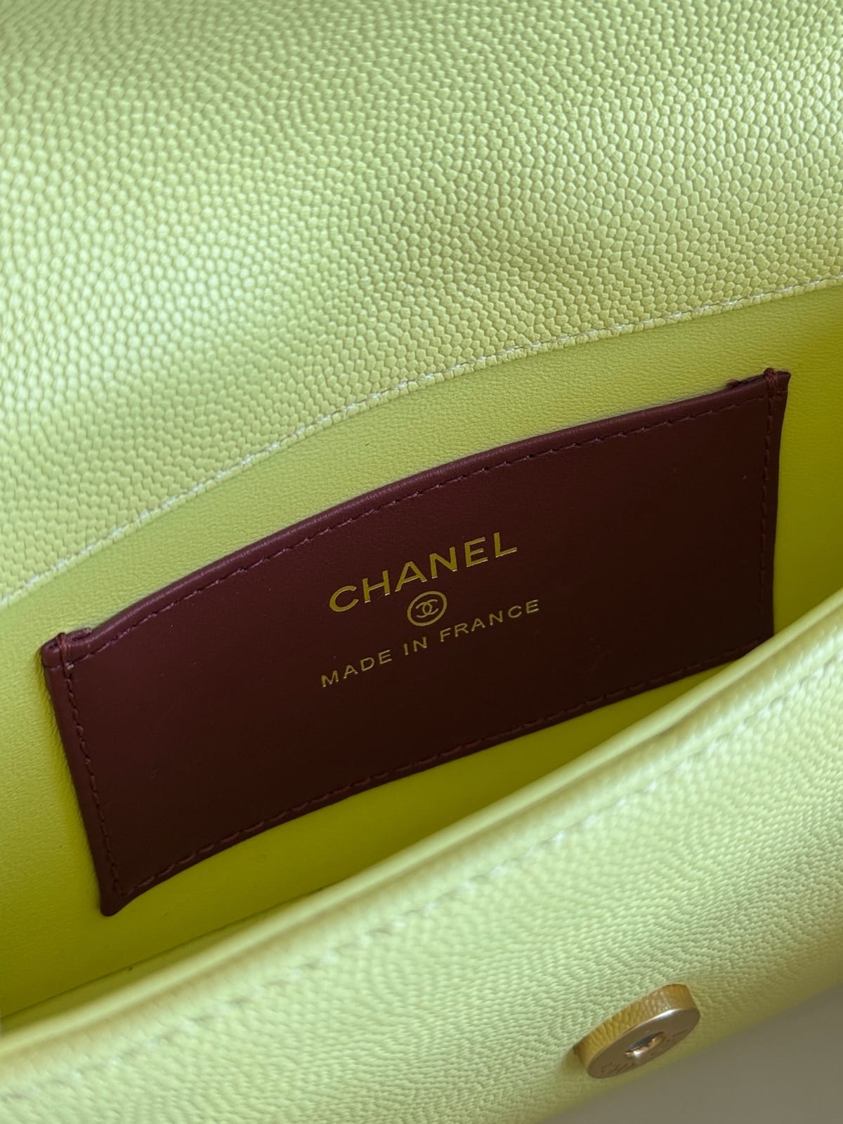 Chanel Yellow Preppy Coco Clutch with Straps 7