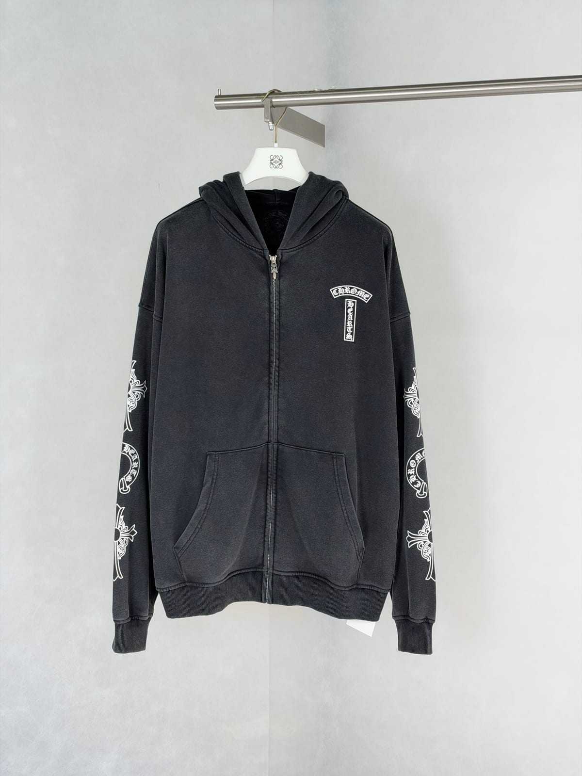 Chrome Hearts Soap & Water Zip-Up Hoodie