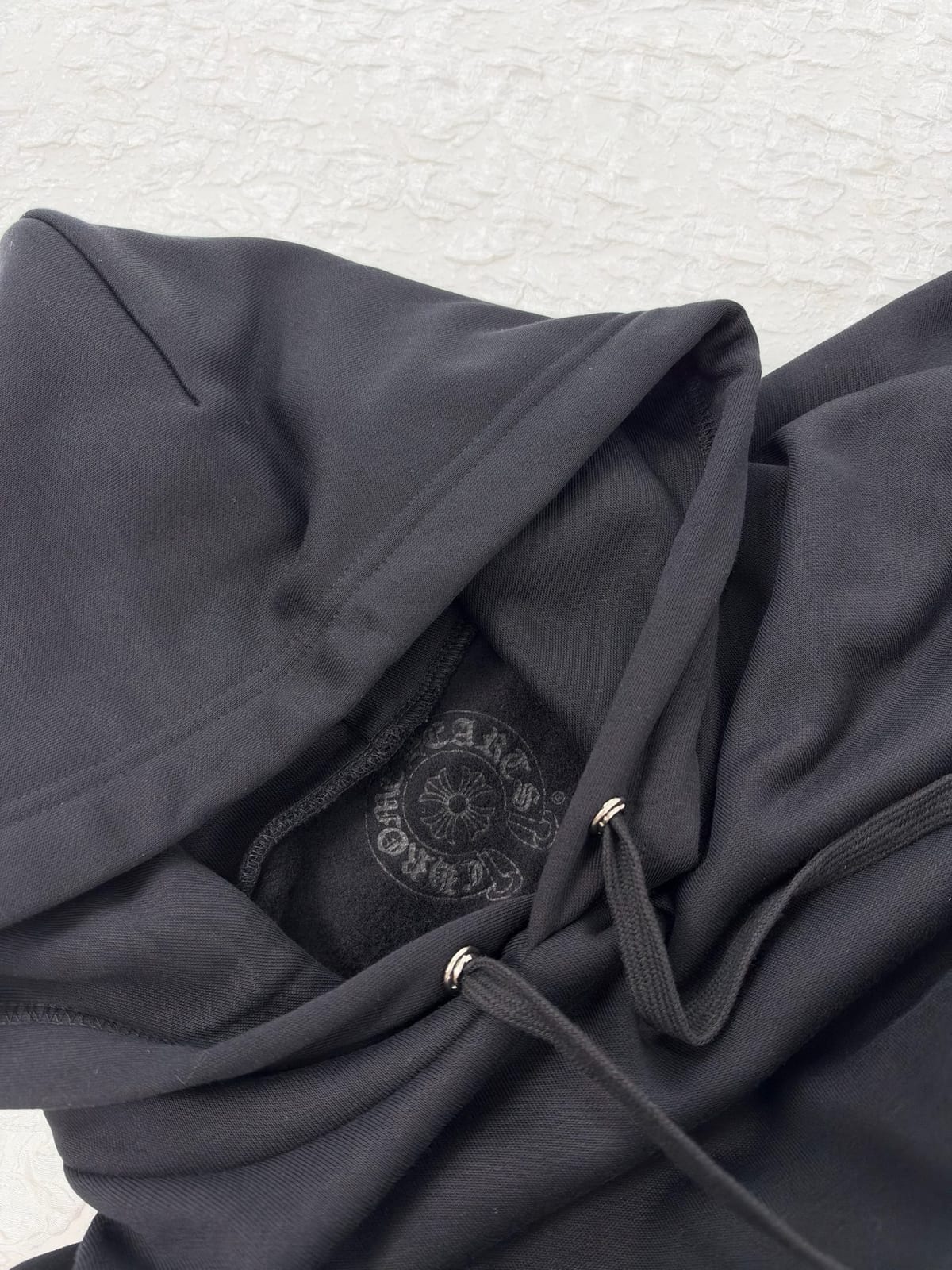  Chrome Hearts Horseshoe Floral Pullover Hoodie Black 10