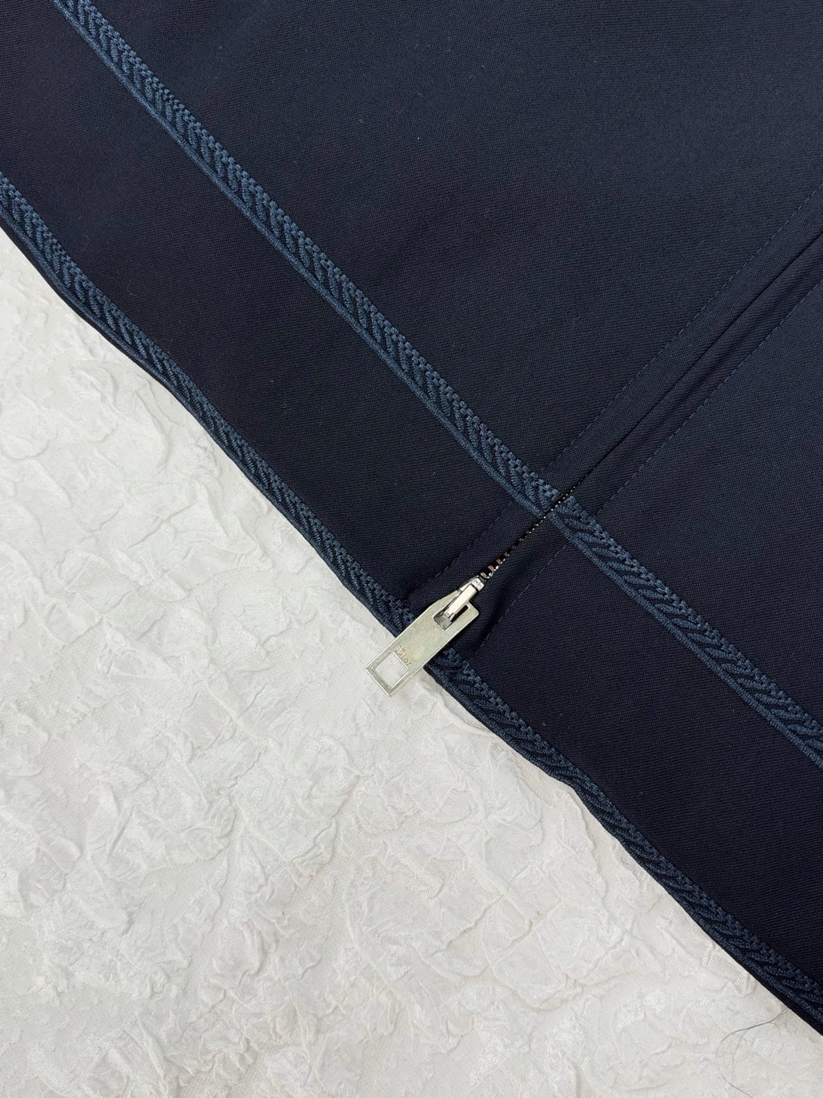 Dior Zipped Blouson Jacket with Contrasting Topstitching 6