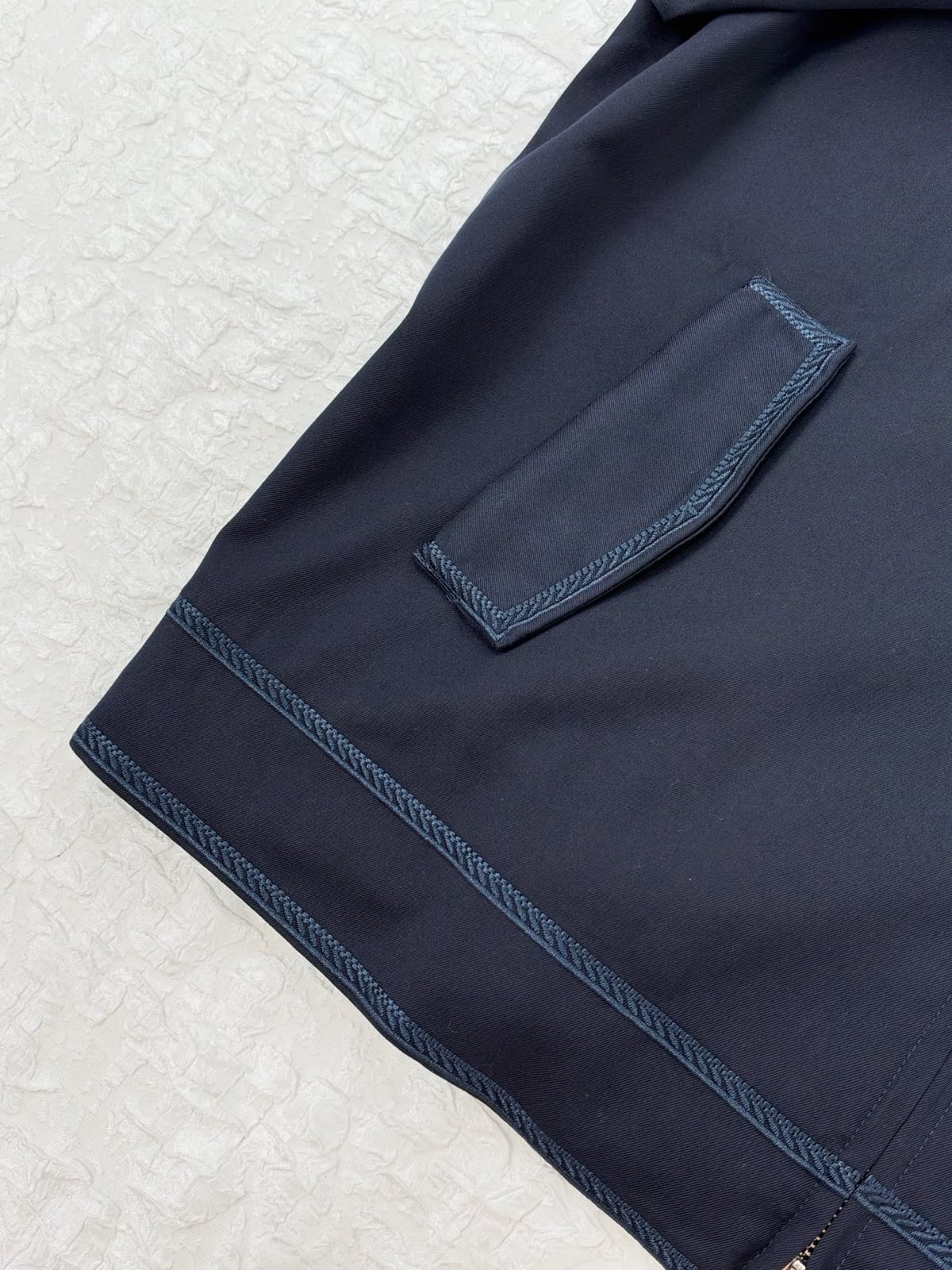 Dior Zipped Blouson Jacket with Contrasting Topstitching 7