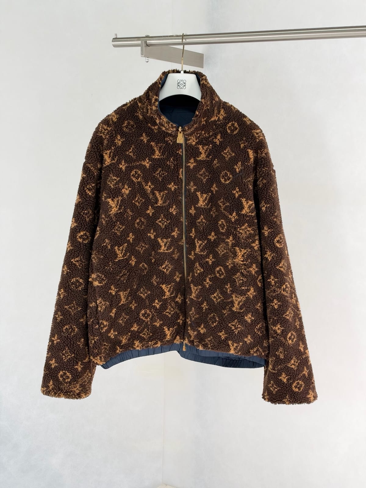 LV Monogram Reversible Fleece Blouson