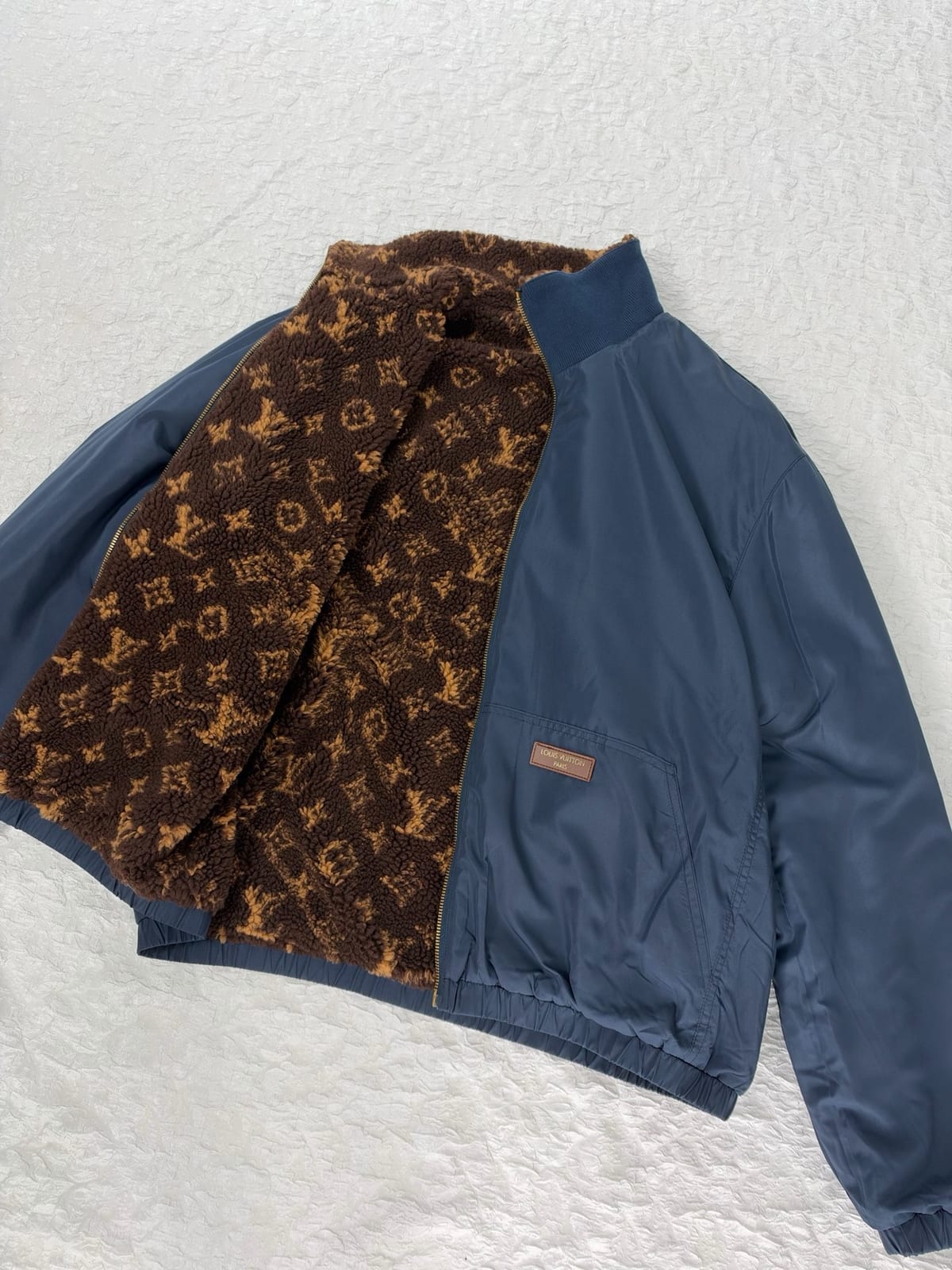 LV Monogram Reversible Fleece Blouson 2