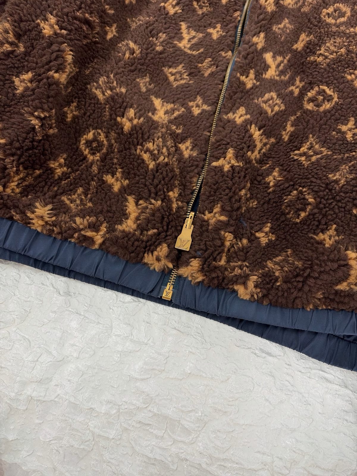 LV Monogram Reversible Fleece Blouson 5