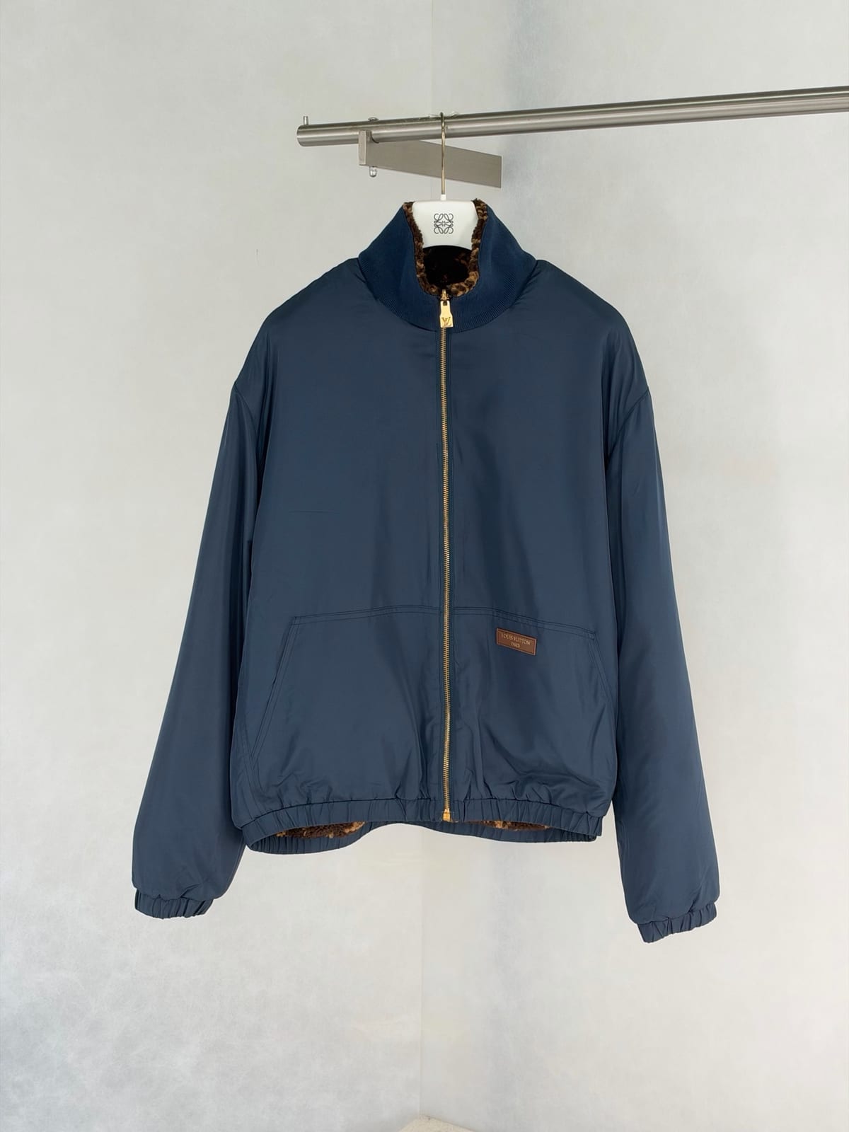 LV Monogram Reversible Fleece Blouson 9